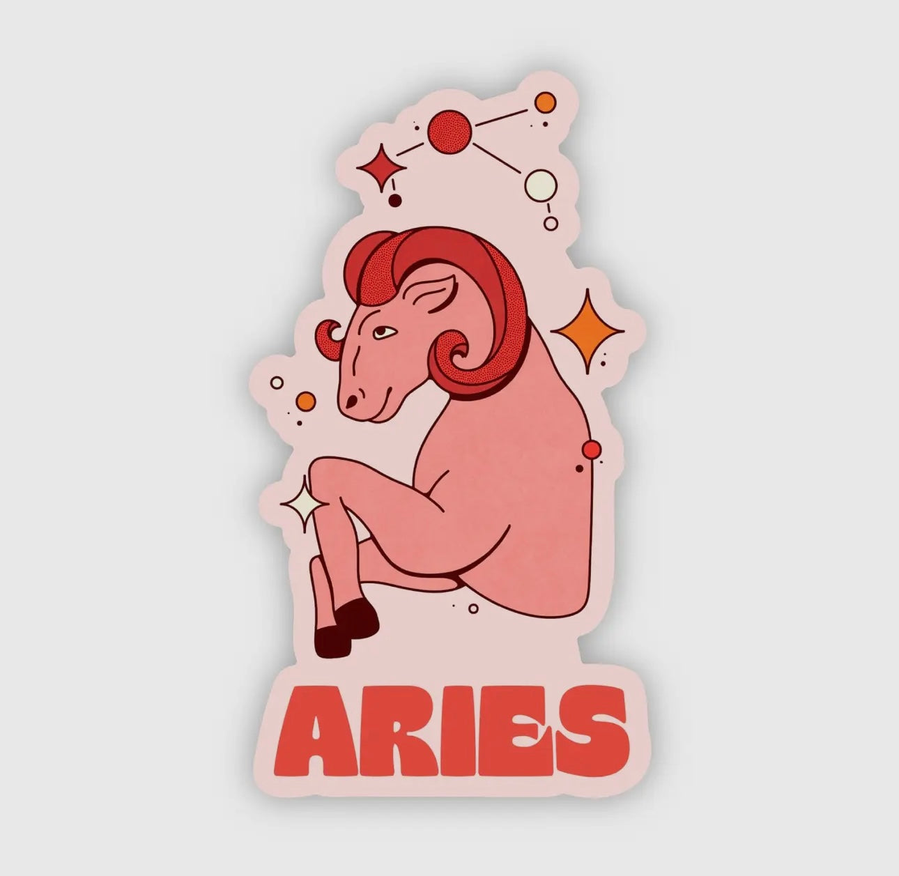 Aries Astrology Sticker