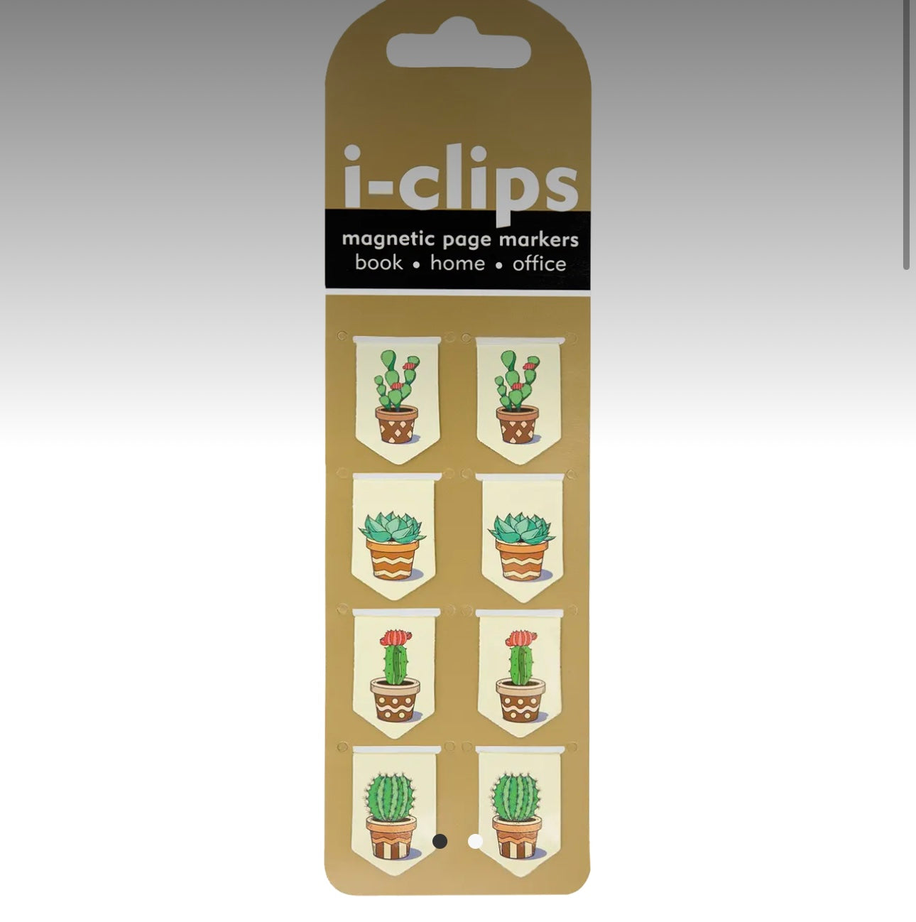 Succulents Magnetic Page Markers