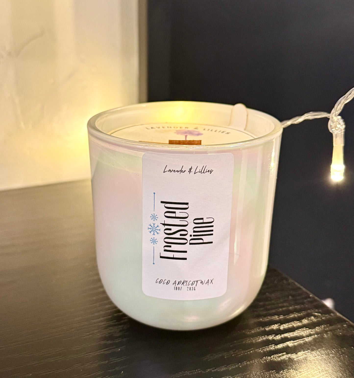 Frosted Pine Candle