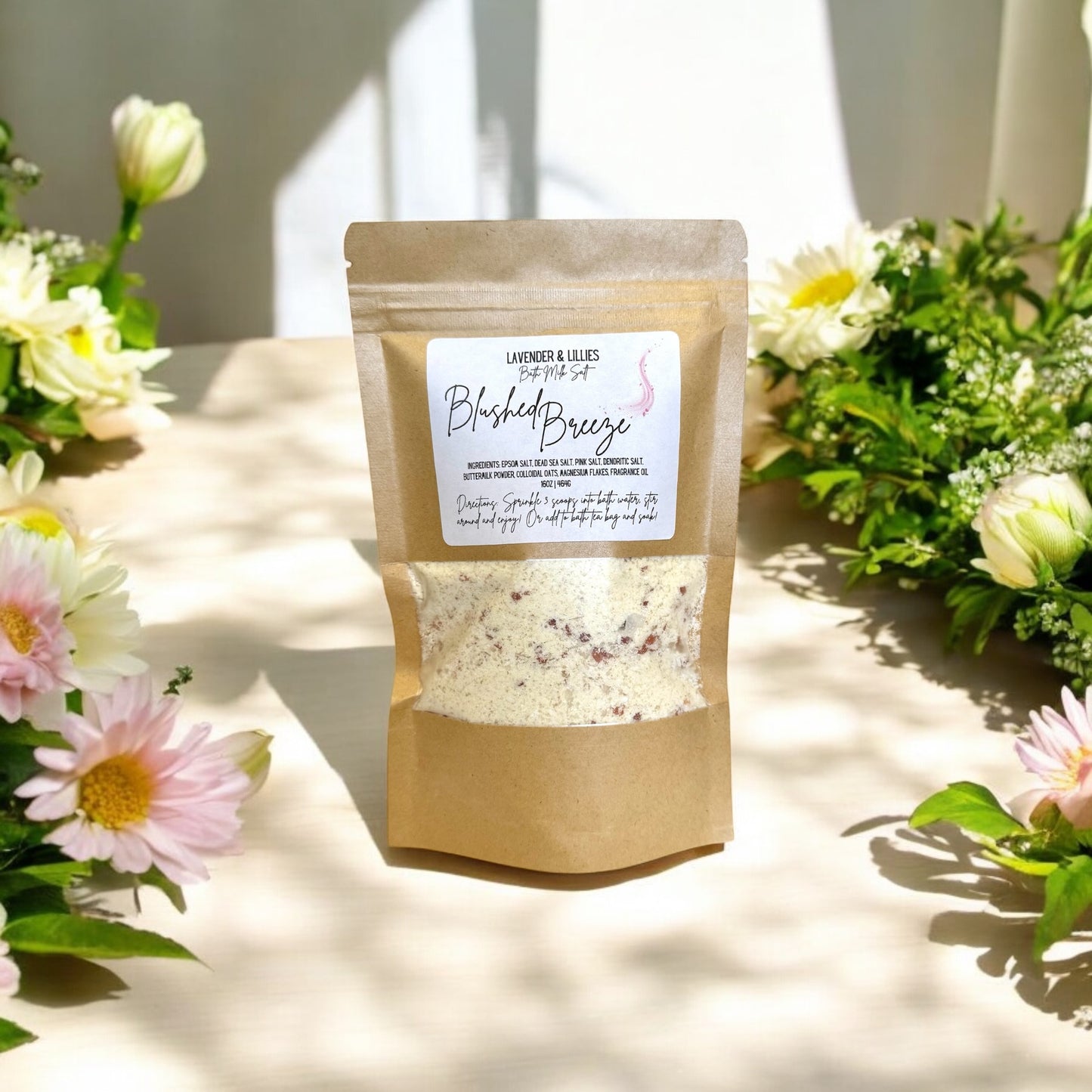 Blushed Breeze Bath Milk Salts