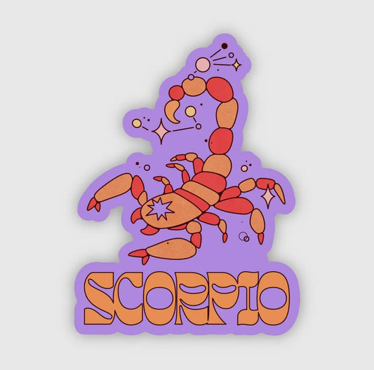 Scorpio Astrology Sticker