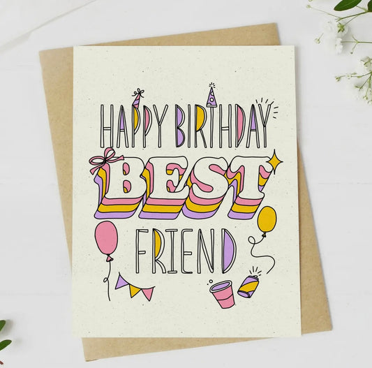 Happy Birthday Best Friend Card