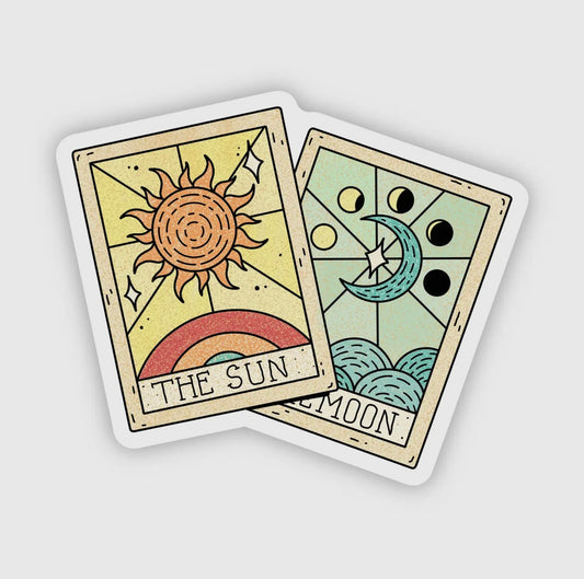The Sun & The Moon Tarot Sticker