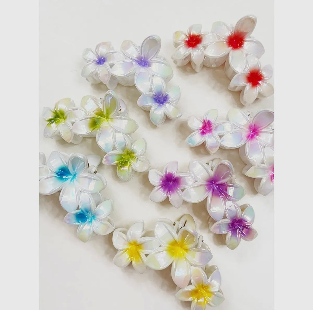 Plumeria Hair Clip