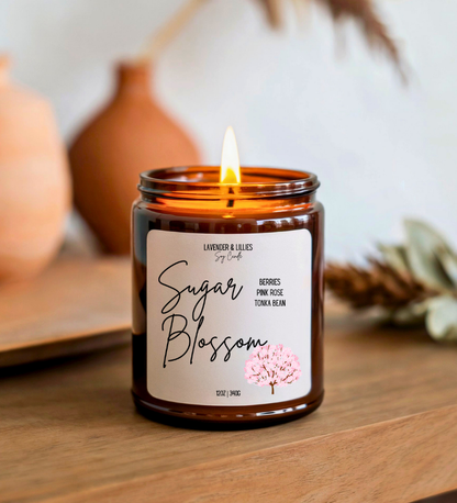 Sugar Blossom Candle