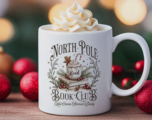 North Pole Bookclub Mug