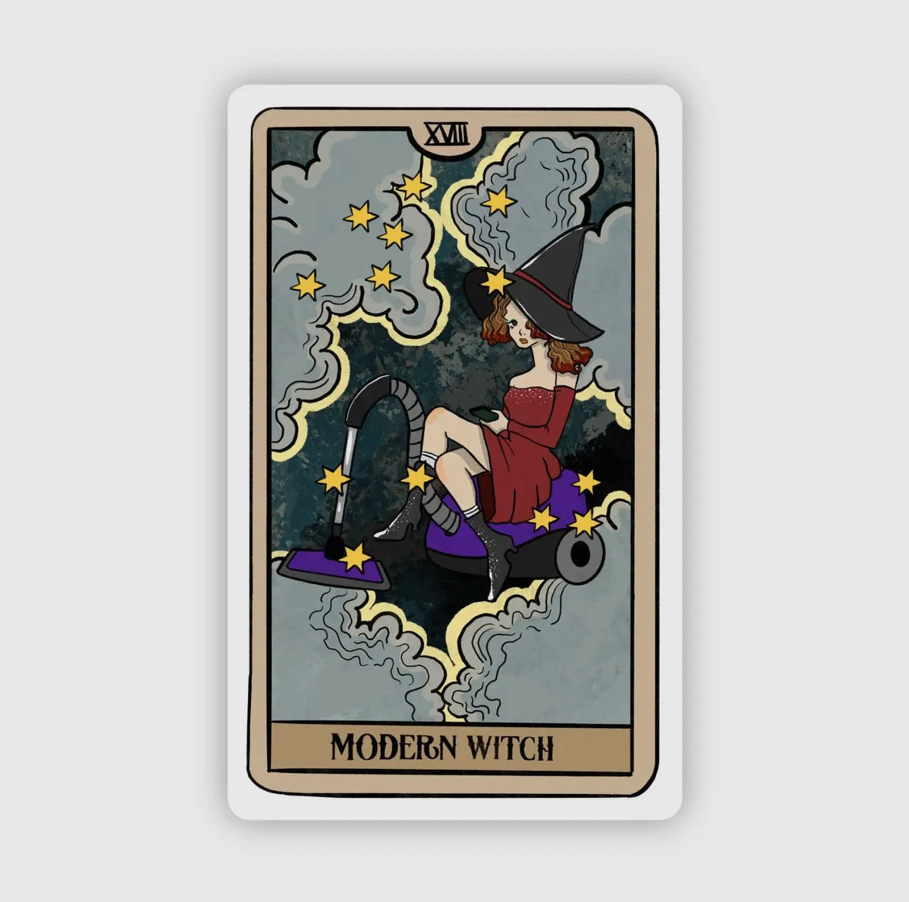 Modern Witch Tarot Sticker
