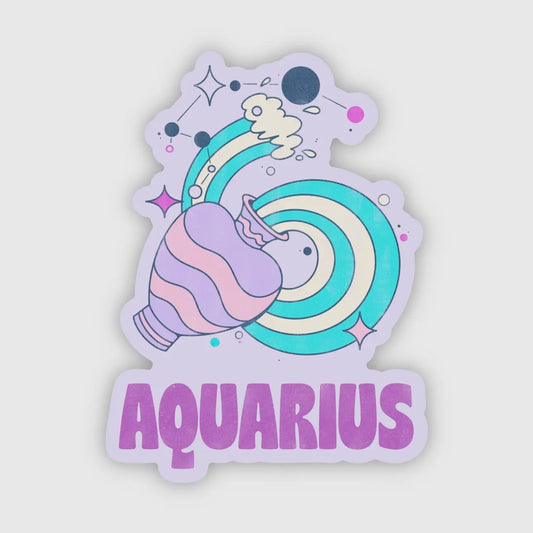 Aquarius Astrology Sticker
