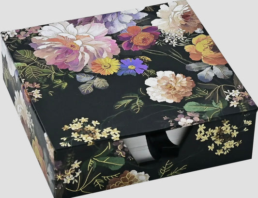 Midnight Floral Desk Notes