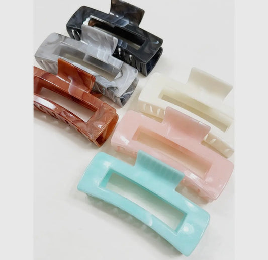 Marble Claw Clip