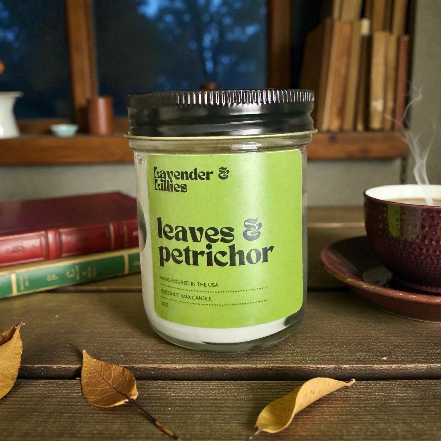 6oz woodwick candle