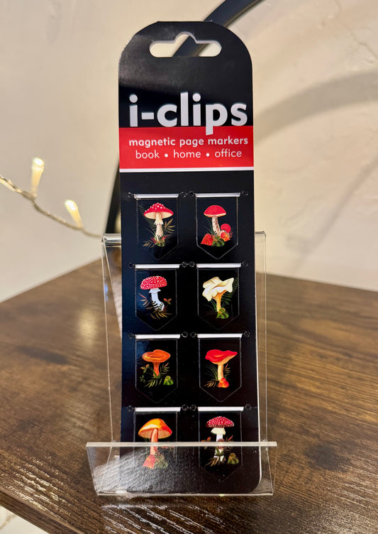 Mushrooms Magnetic Page Markers