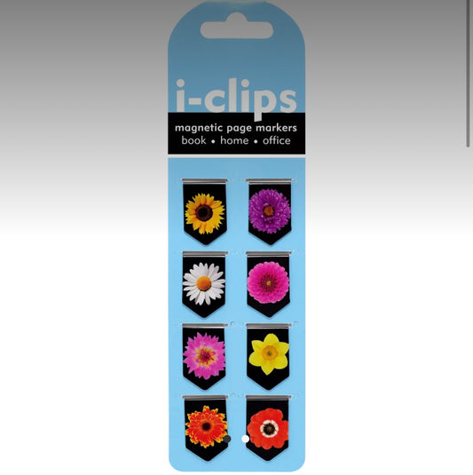 Flowers Magnetic Page Markers