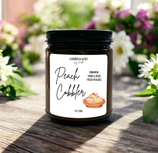 Peach Cobbler Candle