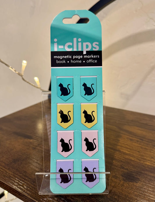 Black Cats Magnetic Page Markers