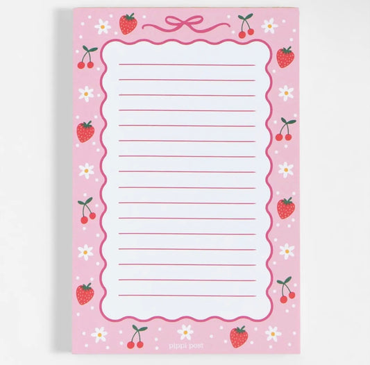 Berries & Bows Notepad
