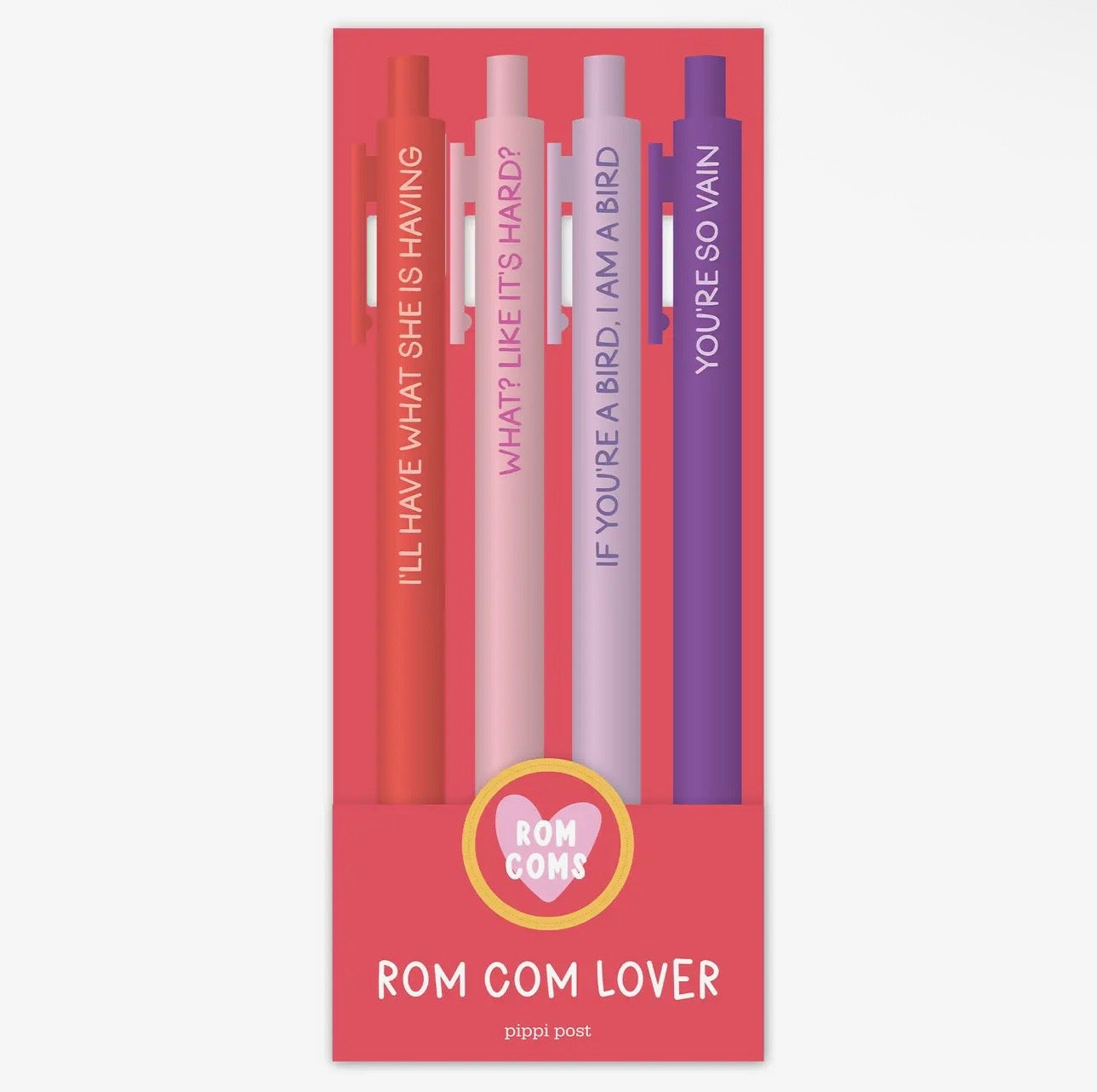 Rom Com Lover Pen Set
