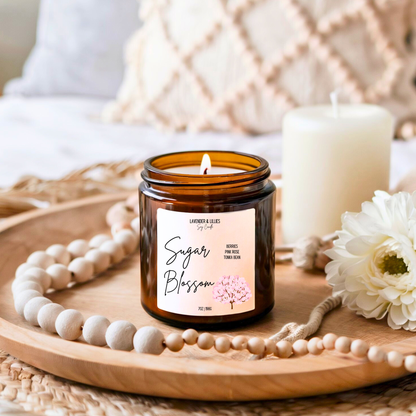 Sugar Blossom Candle