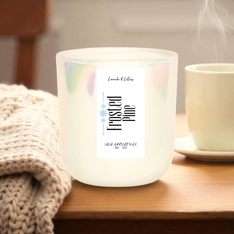 Frosted Pine Candle